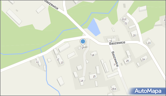 Baszewice, Baszewice, 17, mapa Baszewice