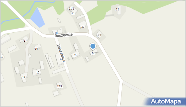 Baszewice, Baszewice, 24, mapa Baszewice