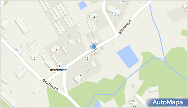 Baszewice, Baszewice, 3, mapa Baszewice