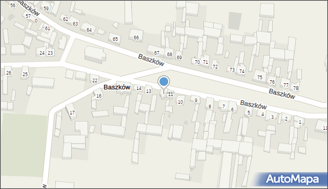 Baszków, Baszków, 12, mapa Baszków