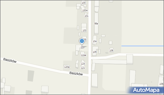 Baszków, Baszków, 123, mapa Baszków
