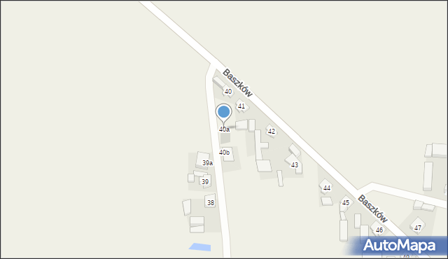 Baszków, Baszków, 40a, mapa Baszków