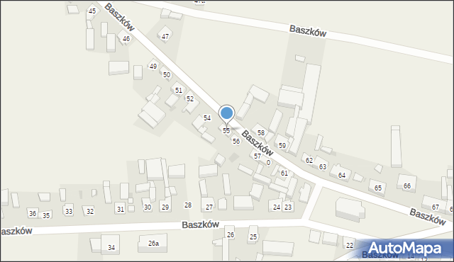 Baszków, Baszków, 55, mapa Baszków