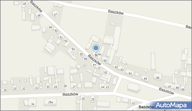 Baszków, Baszków, 58, mapa Baszków