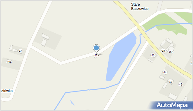 Baszowice, Baszowice, 47a, mapa Baszowice