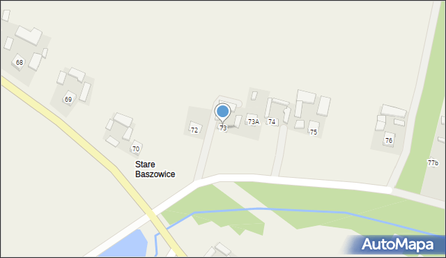 Baszowice, Baszowice, 73, mapa Baszowice