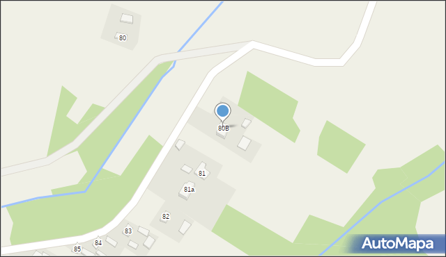 Baszowice, Baszowice, 80B, mapa Baszowice