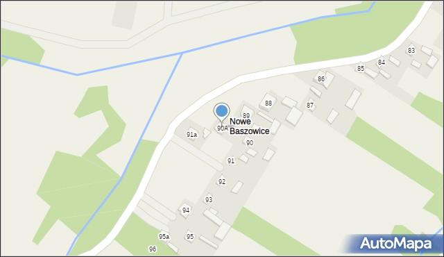 Baszowice, Baszowice, 90A, mapa Baszowice