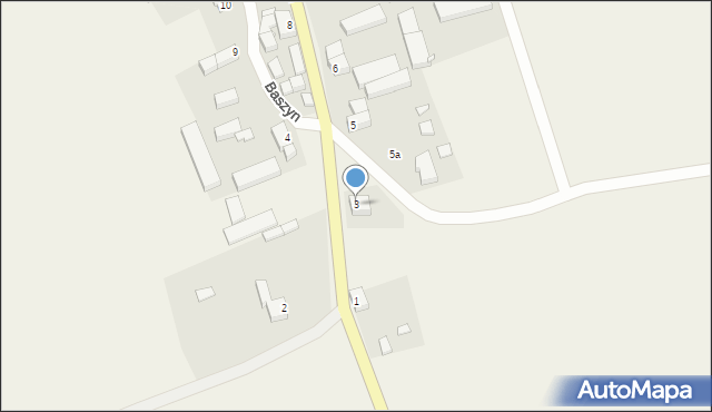 Baszyn, Baszyn, 3, mapa Baszyn