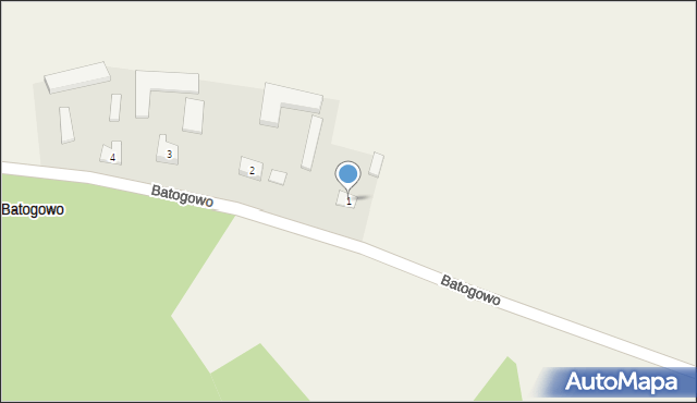 Batogowo, Batogowo, 1, mapa Batogowo