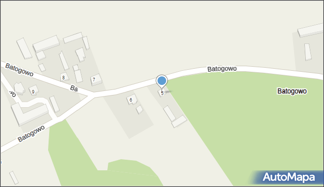 Batogowo, Batogowo, 5, mapa Batogowo
