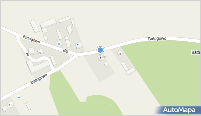 Batogowo, Batogowo, 6, mapa Batogowo
