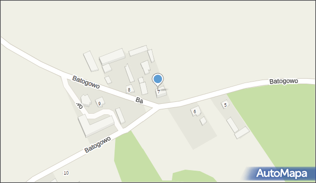 Batogowo, Batogowo, 7, mapa Batogowo