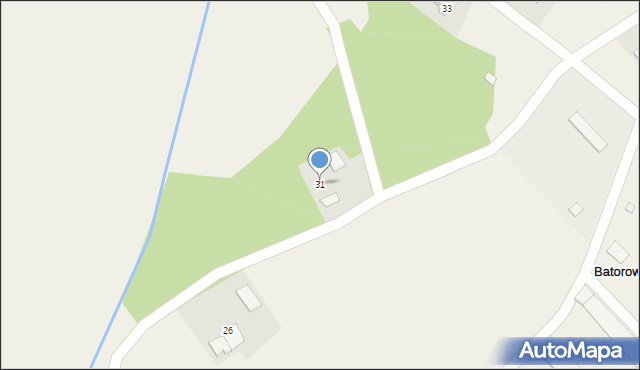 Batorowo, Batorowo, 31, mapa Batorowo