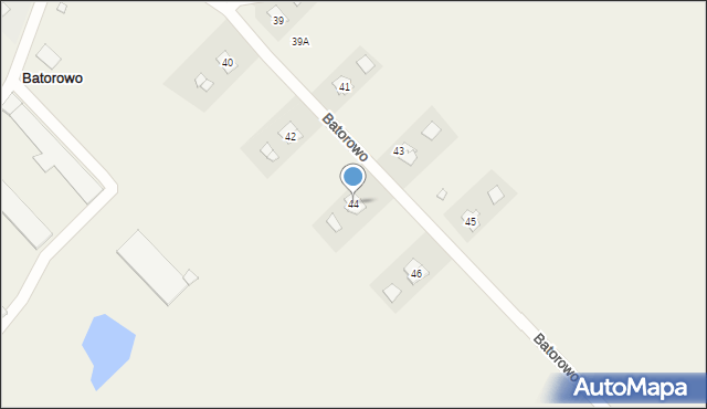 Batorowo, Batorowo, 44, mapa Batorowo