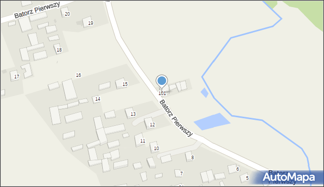Batorz Pierwszy, Batorz Pierwszy, 101, mapa Batorz Pierwszy