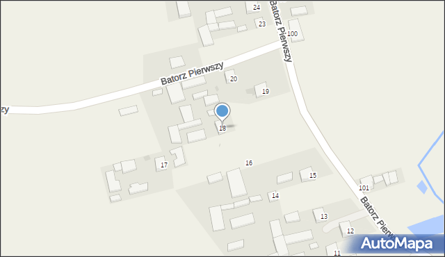 Batorz Pierwszy, Batorz Pierwszy, 18, mapa Batorz Pierwszy
