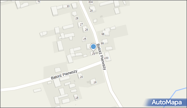 Batorz Pierwszy, Batorz Pierwszy, 23, mapa Batorz Pierwszy