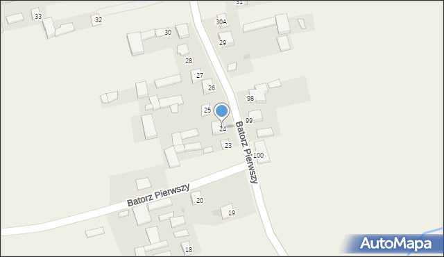 Batorz Pierwszy, Batorz Pierwszy, 24, mapa Batorz Pierwszy