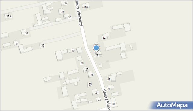 Batorz Pierwszy, Batorz Pierwszy, 29, mapa Batorz Pierwszy