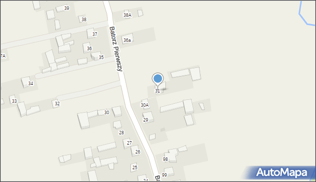 Batorz Pierwszy, Batorz Pierwszy, 31, mapa Batorz Pierwszy