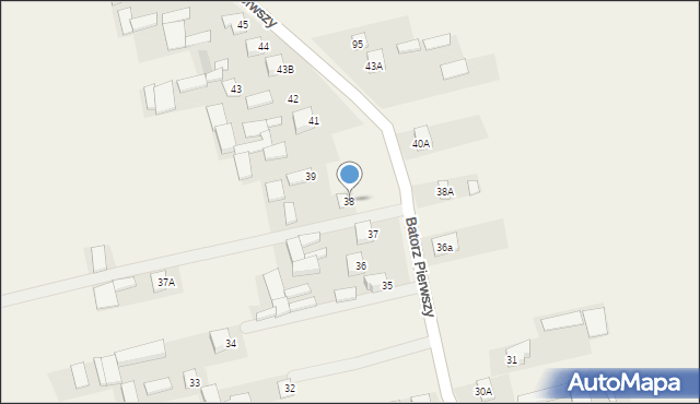 Batorz Pierwszy, Batorz Pierwszy, 38, mapa Batorz Pierwszy