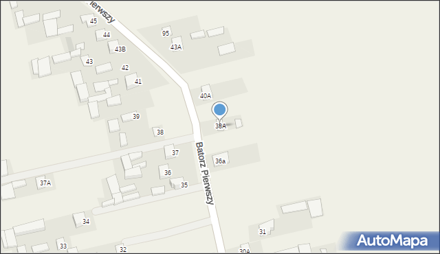 Batorz Pierwszy, Batorz Pierwszy, 38A, mapa Batorz Pierwszy