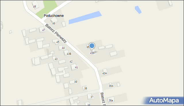 Batorz Pierwszy, Batorz Pierwszy, 43A, mapa Batorz Pierwszy