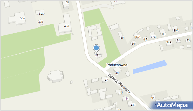 Batorz Pierwszy, Batorz Pierwszy, 48, mapa Batorz Pierwszy