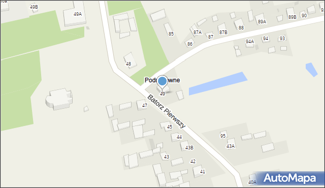 Batorz Pierwszy, Batorz Pierwszy, 49, mapa Batorz Pierwszy