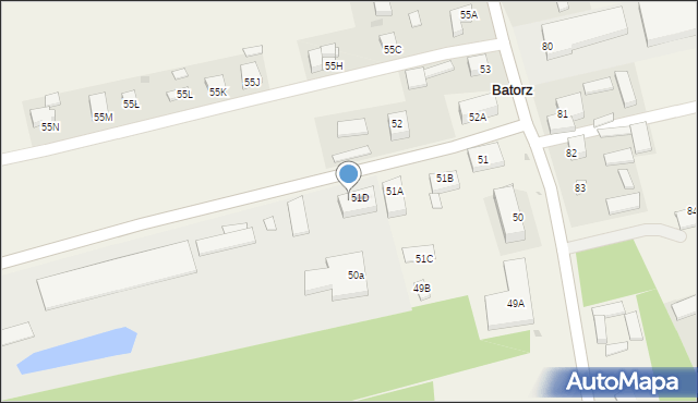 Batorz Pierwszy, Batorz Pierwszy, 51d/2, mapa Batorz Pierwszy