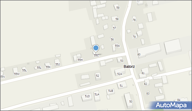Batorz Pierwszy, Batorz Pierwszy, 55C, mapa Batorz Pierwszy