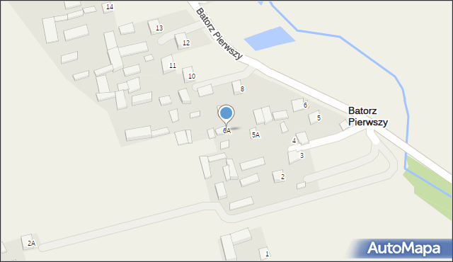 Batorz Pierwszy, Batorz Pierwszy, 6A, mapa Batorz Pierwszy