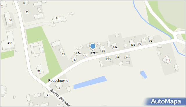 Batorz Pierwszy, Batorz Pierwszy, 87B, mapa Batorz Pierwszy