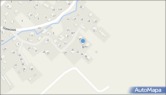 Bażanówka, Batalionów Chłopskich, 38, mapa Bażanówka