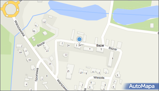 Bazar, Bazar, 3A, mapa Bazar