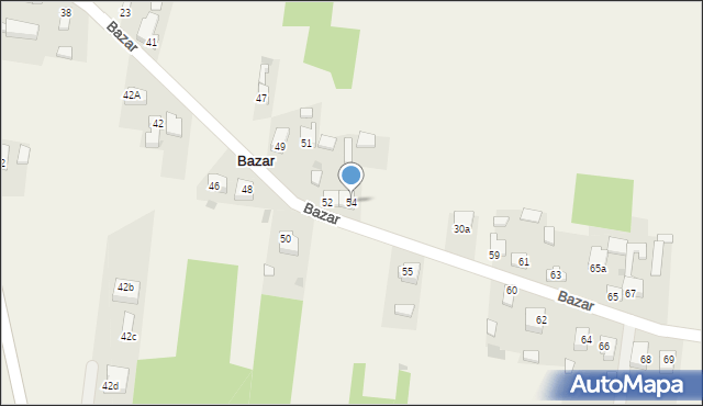 Bazar, Bazar, 54, mapa Bazar