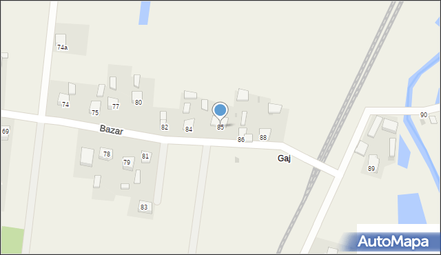 Bazar, Bazar, 85, mapa Bazar
