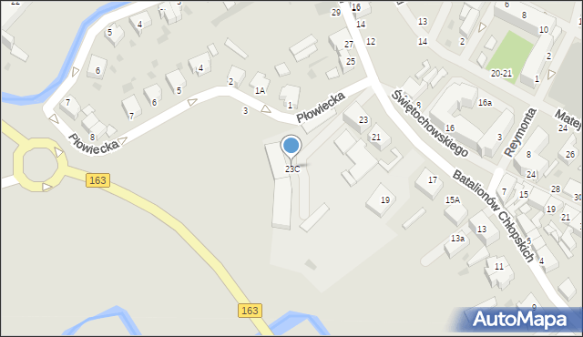 Białogard, Batalionów Chłopskich, 23C, mapa Białogard