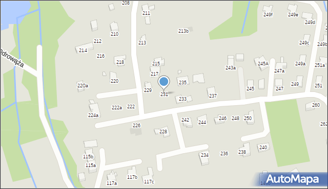 Bielsko-Biała, Barkowska, 231, mapa Bielsko-Białej