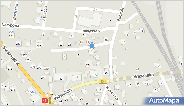 Bieruń, Barbórki, 3, mapa Bieruń