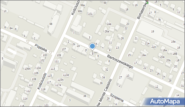 Biłgoraj, Bartoszewskiego-Wira, 4, mapa Biłgoraj