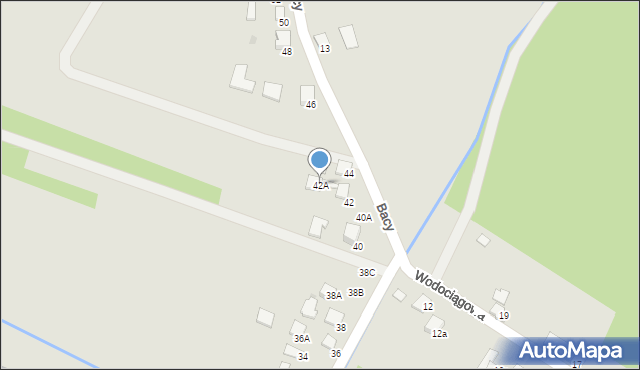Bochnia, Bacy, mjr., 42A, mapa Bochni