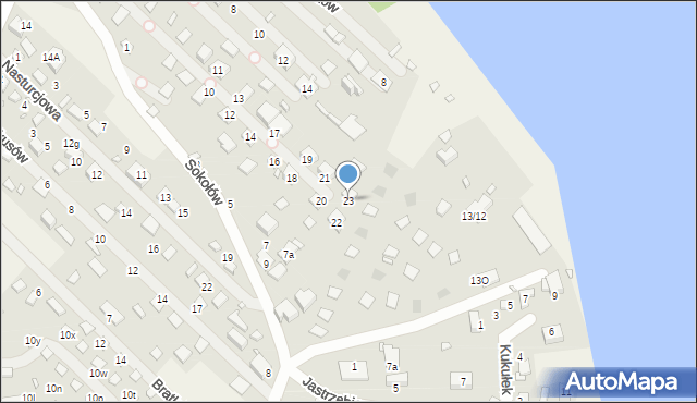 Boguchwałowice, Bażantów, 23, mapa Boguchwałowice