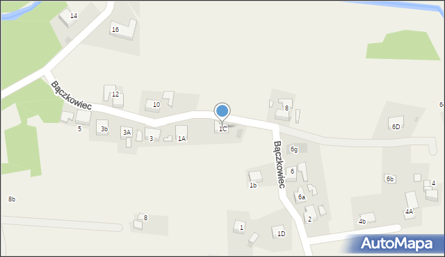 Bogunice, Bączkowiec, 1C, mapa Bogunice