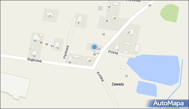 Bońki, Bajkowa, 42, mapa Bońki