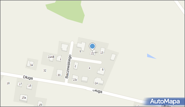 Bratian, Baczewskiego Jana, 11, mapa Bratian