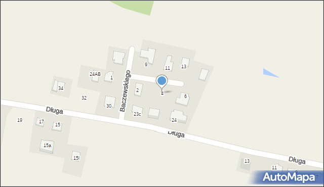 Bratian, Baczewskiego Jana, 4, mapa Bratian