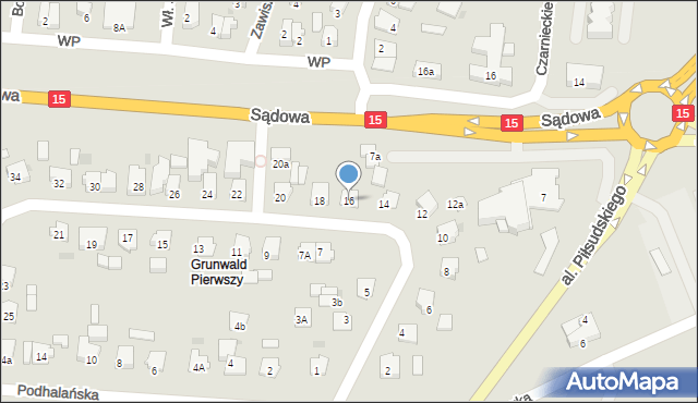 Brodnica, Batalionów Chłopskich, 16, mapa Brodnica