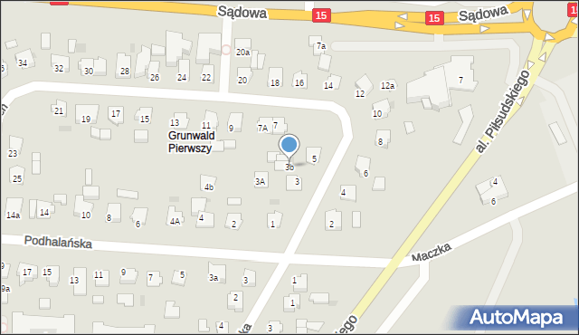 Brodnica, Batalionów Chłopskich, 3b, mapa Brodnica